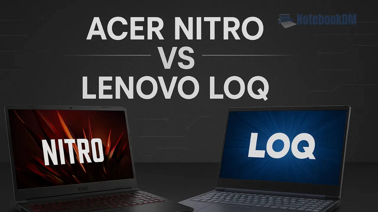 Notebooks Gamers Baratos: Acer Nitro V15 ou Lenovo LOQ Essential