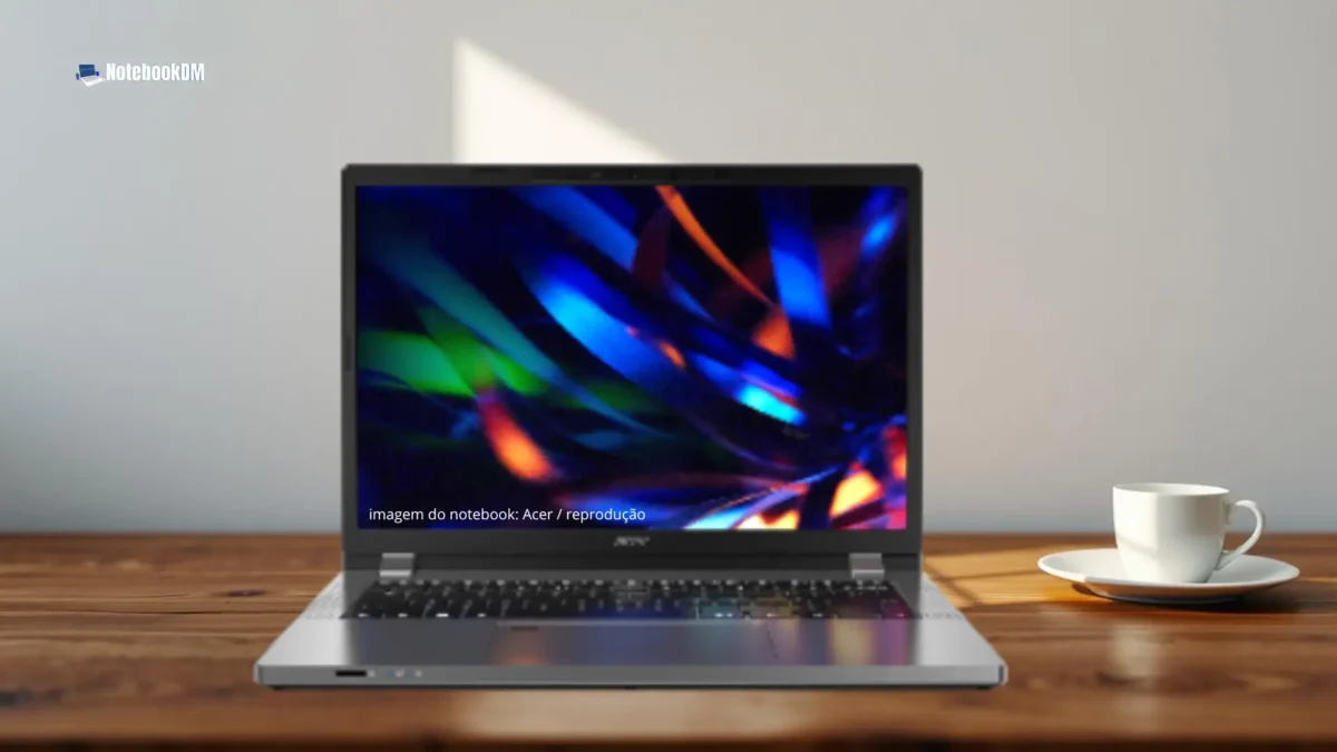 O Acer Travel Mate TMP214-55-59VU é um Notebook para Trabalho