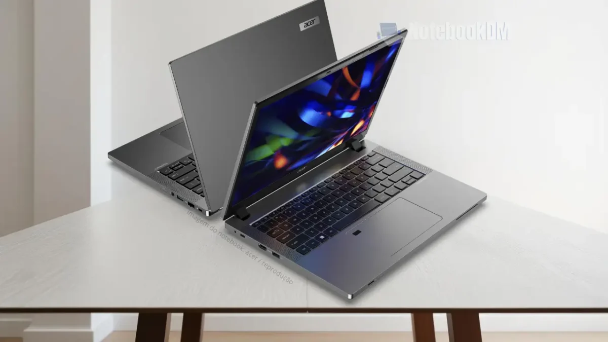Acer TravelMate TMP214-55-54ZZ Intel Core i5 – 1335U |  Windows 11 | Armazenamento 512 GB SSD PCIe 4.0 NVMe M.2  | 16 GB de memória RAM