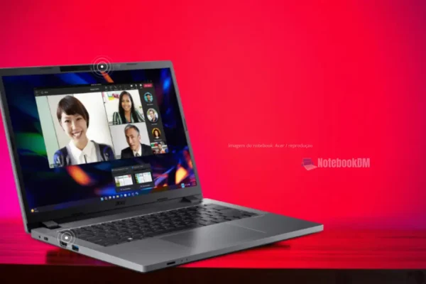 O Acer TravelMate TMP214-55-579F é um notebook voltado para produtividade, equipado com hardware de última geração e tecnologias modernas.