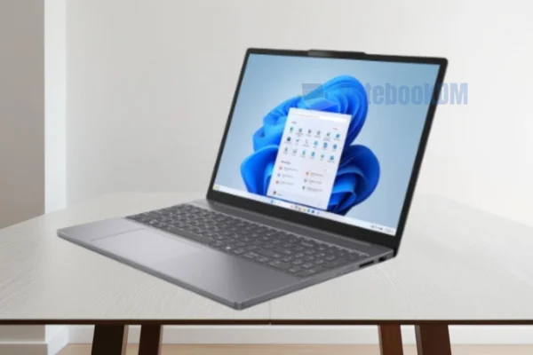 Notebook Lenovo IdeaPad Slim 3i 83NS000ABR cinza luna com tela touchscreen 15.3 polegadas WUXGA