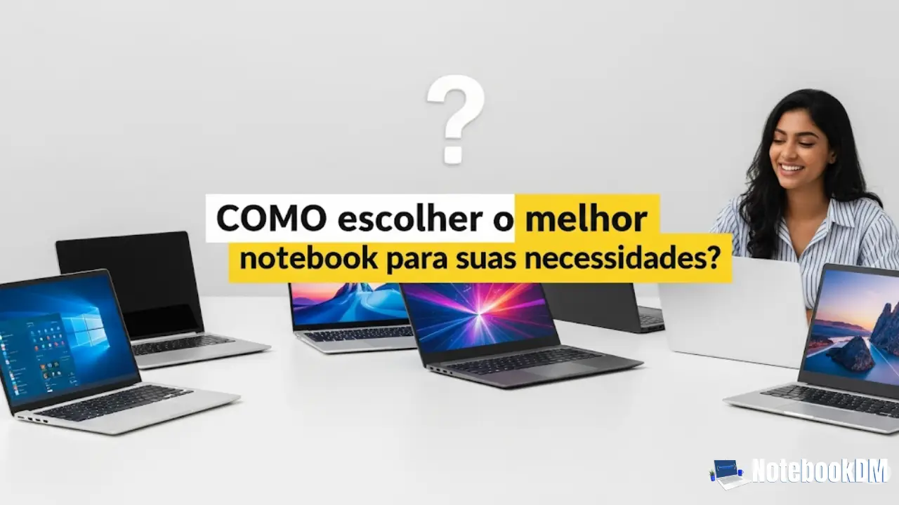 COMO escolher o melhor notebook para suas necessidades? Com a variedade de marcas, modelos, configurações e preços disponíveis no mercado, é compreensível sentir-se confuso diante de tantas opções.