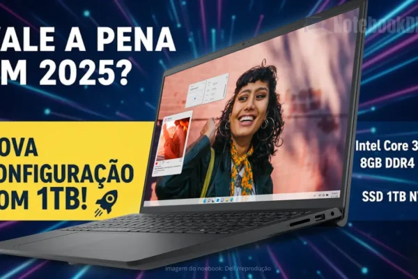 Dell I15-I3100-U25P com Intel Core 3-100U: é uma Boa Escolha em 2025?