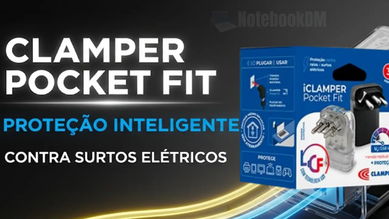 A Proteção Inteligente que Você Precisa: Clamper Pocket Fit 3P 10A Transparente
