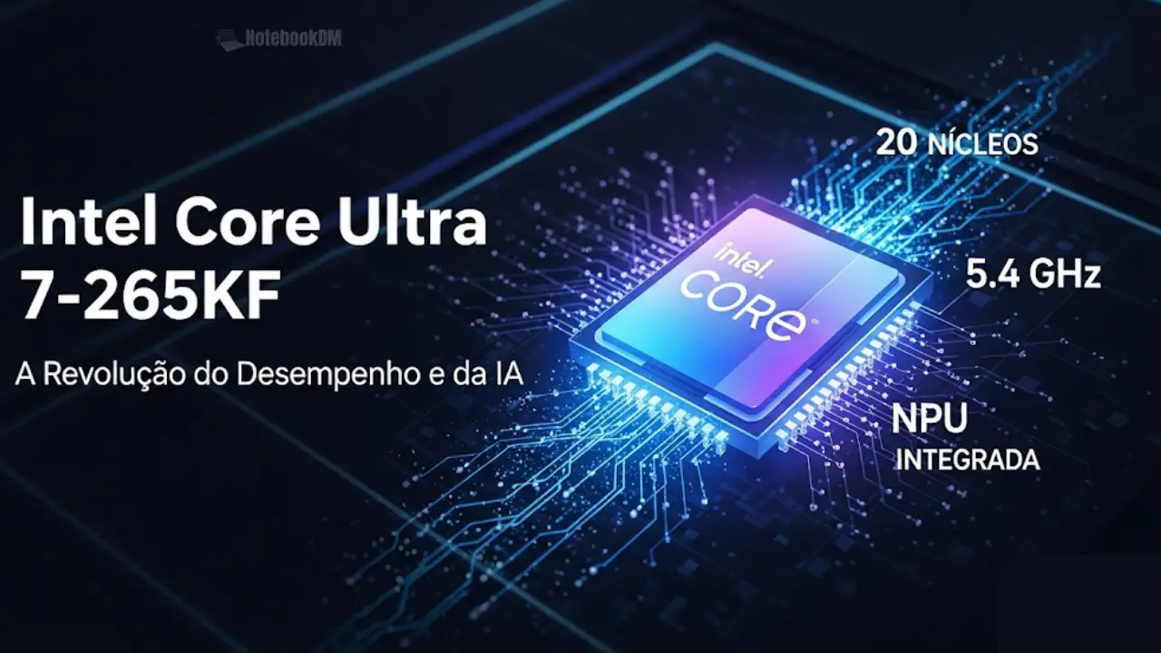Processador Intel Core Ultra 7-265KF: Desempenho e Inteligência Artificial ao Seu Alcance