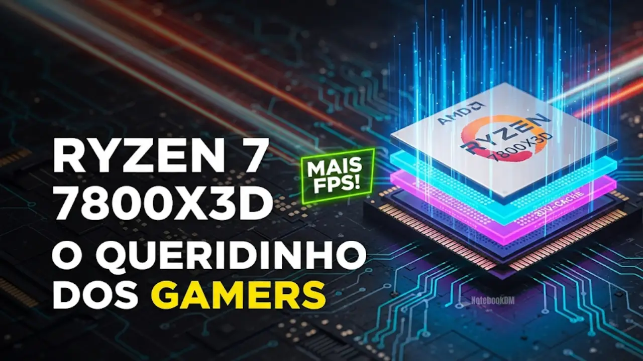O que se destaca no Ryzen 7 7800X3D e o torna um processador especial?