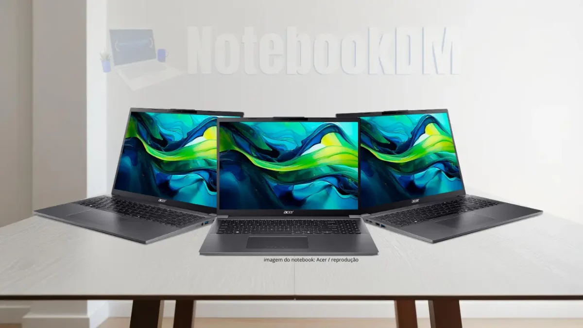 Notebook Acer Aspire 16 A16-71MT-75Z5 com Intel Core Ultra 7 155U e tela touchscreen 16 polegadas