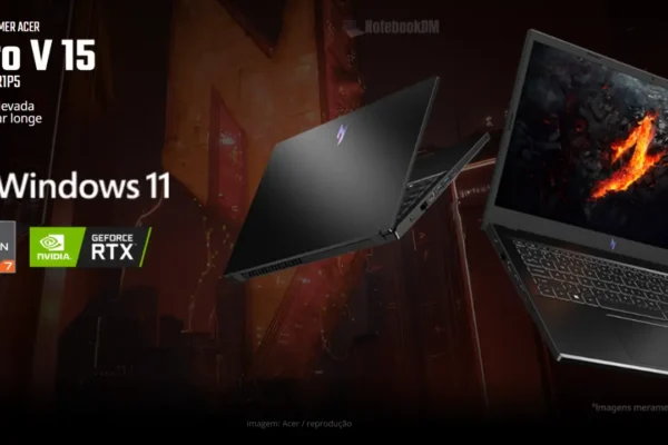 Notebook Acer Nitro V15 ANV15-41-R1P5 com AMD Ryzen 7 7735HS