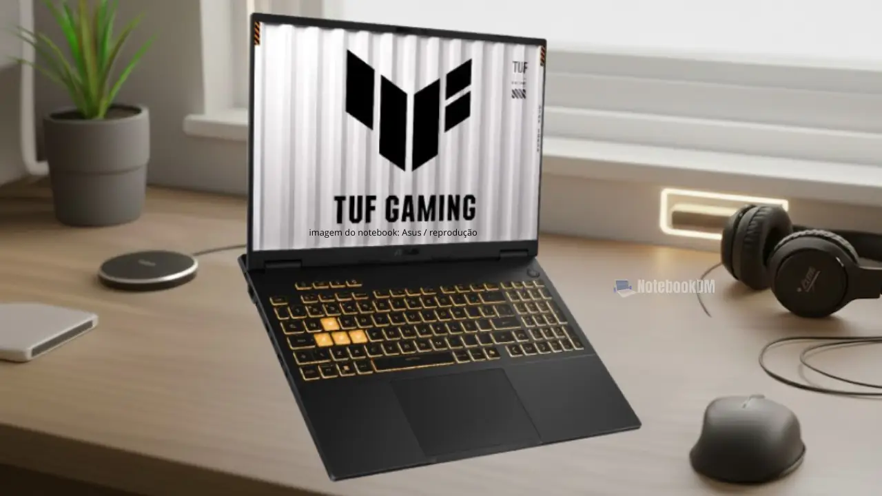 ASUS TUF Gaming F16 FX608JHR-RV019 com RTX 5050 e Intel Core i7-14650HX