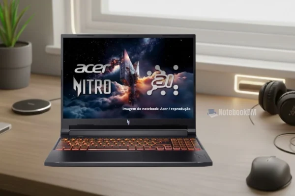 Acer Nitro V 16 AI ANV16-42-R96P com AMD Ryzen 7 260 e RTX 5050 8GB: Vale a Pena em 2026?