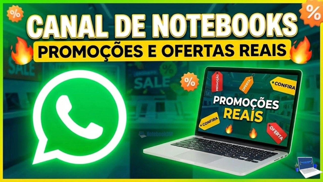 Grupo de notebooks no WhatsApp com promoções reais e ofertas exclusivas