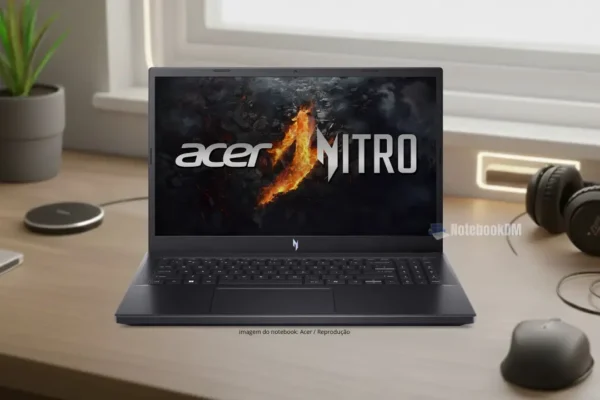 Notebook Acer Nitro V15 ANV15-41-R8ZP com Ryzen 7 e RTX 4050 em review completo
