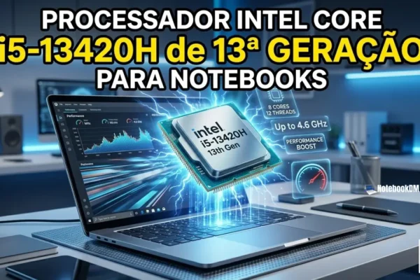 Processador Intel Core i5-13420H de 13ª geração para notebooks