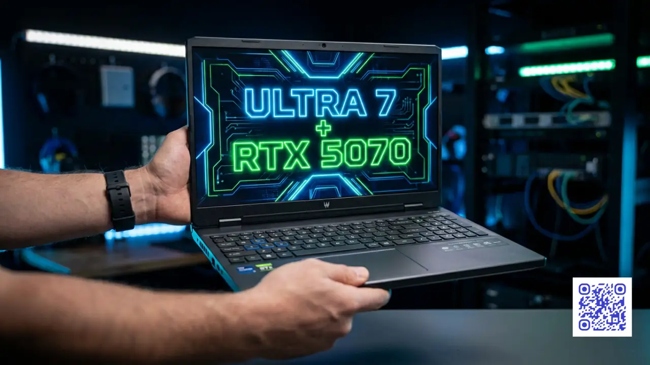 Notebook Acer Predator Helios Neo 16 com RTX 5070 e tela 240Hz
