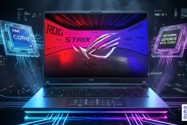 Notebook gamer ASUS ROG Strix G16 com RTX 5060 e I9