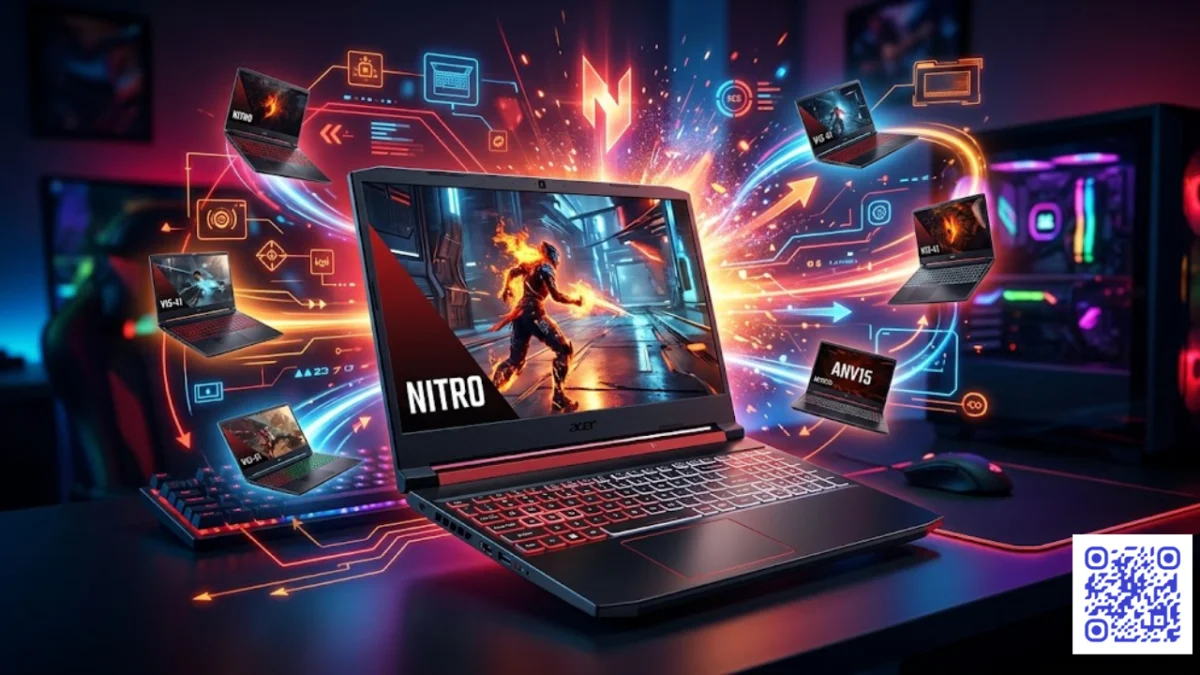 Acer Nitro V15 — linha completa de modelos ANV15-41, ANV15-51 e ANV15-52