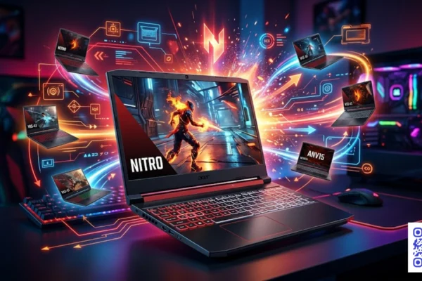 Acer Nitro V15 — linha completa de modelos ANV15-41, ANV15-51 e ANV15-52