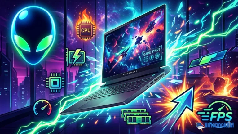 Notebook Gamer Alienware 16 Aurora AC16-C5210H-A20 com RTX 4050 e tela QHD+ 16 polegadas