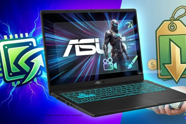 ASUS V16 V3607VU-RP354 — notebook ASUS barato com RTX 4050 e tela IPS 144 Hz
