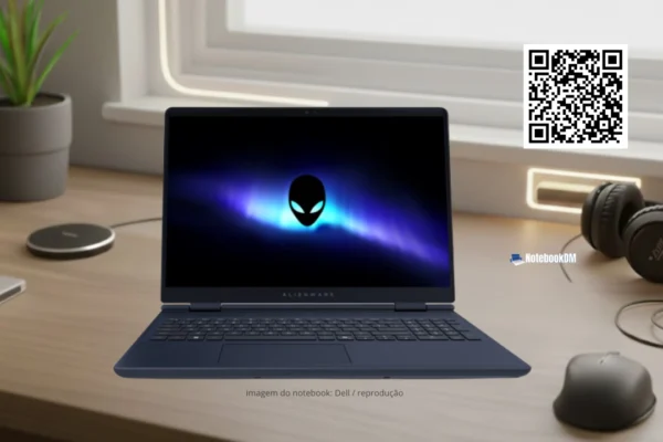 Notebook Gamer Alienware 16 Aurora — comparativo de modelos com RTX 3050, RTX 4050 e RTX 5050
