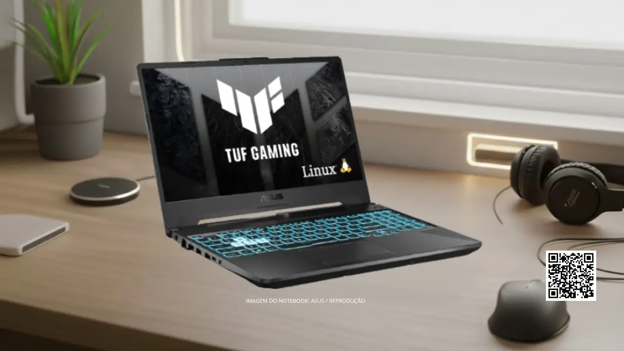 ASUS TUF Gaming A15 FA506NCG-HN298 com AMD Ryzen 7 7445HS e RTX 3050