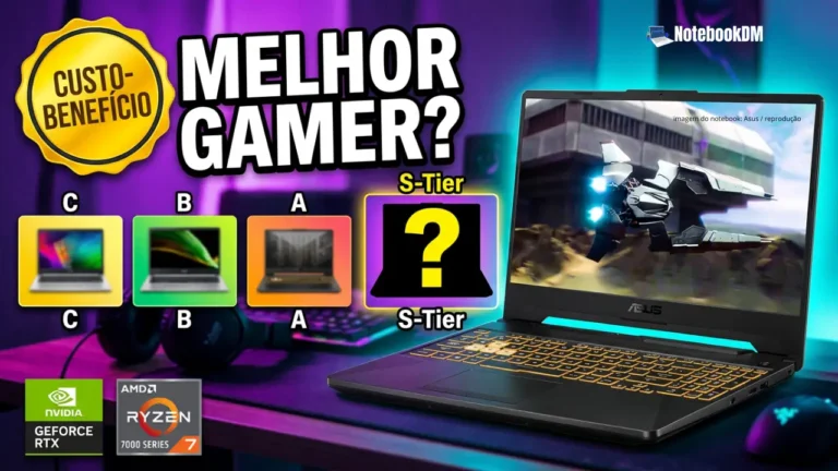 ASUS TUF Gaming A15 FA506NCG-HN216 com AMD Ryzen 7 7445HS e RTX 3050 — bom para jogar em 2026