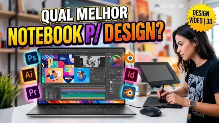 Um Notebook com placa de vídeo, 16 GB e Tela FULL HD é uma boa escolha