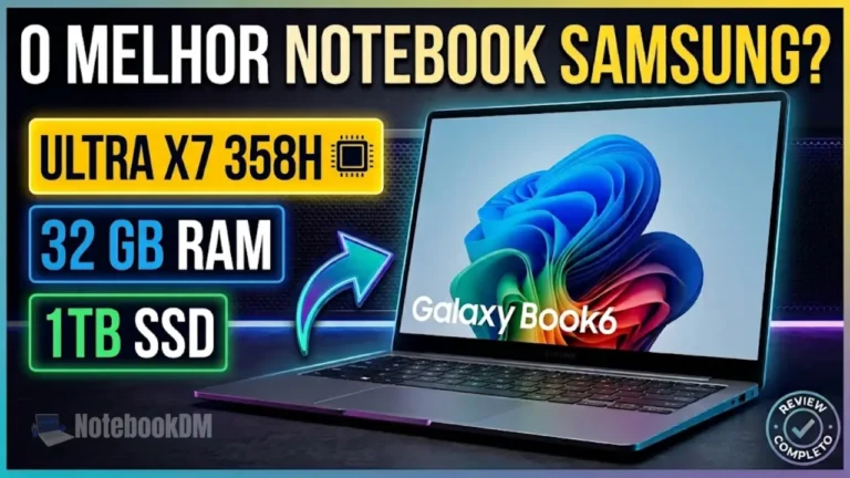 O Novo Galaxy Book6 Pro NP940XJG-LG1BR vem equipado com Novos Hardwares Poderosos