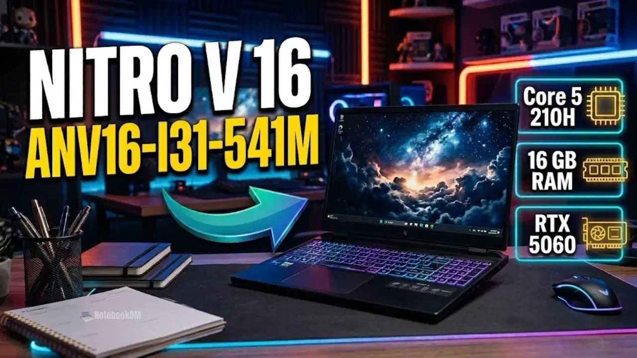 O Notebook Gamer Acer Nitro V16 Modelo: ANV16-I31-541M vale a pena em 2026