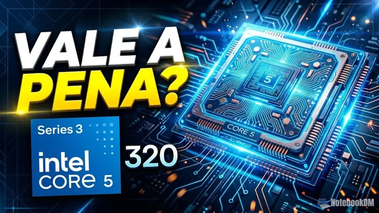 O Processador Intel Core 5 320 vale a pena se busca um Notebook intermediário para trabalho