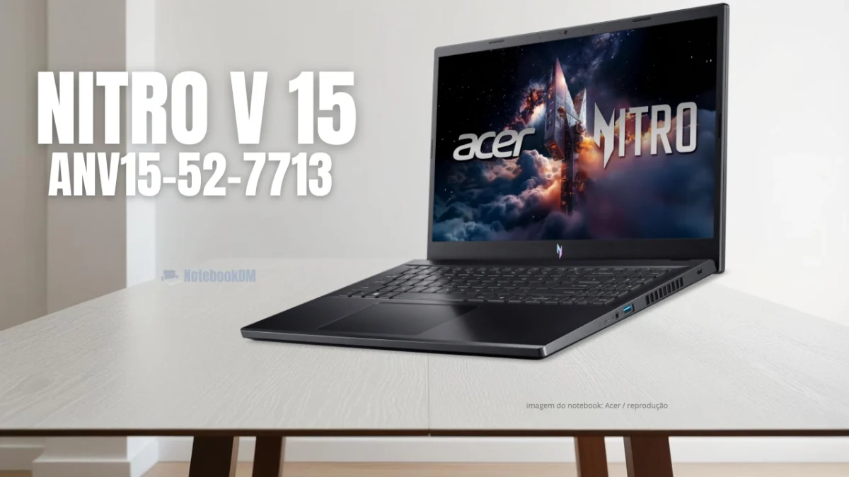 Acer Nitro V15 ANV15-52-7713: com Intel Core i7 | RTX 4060